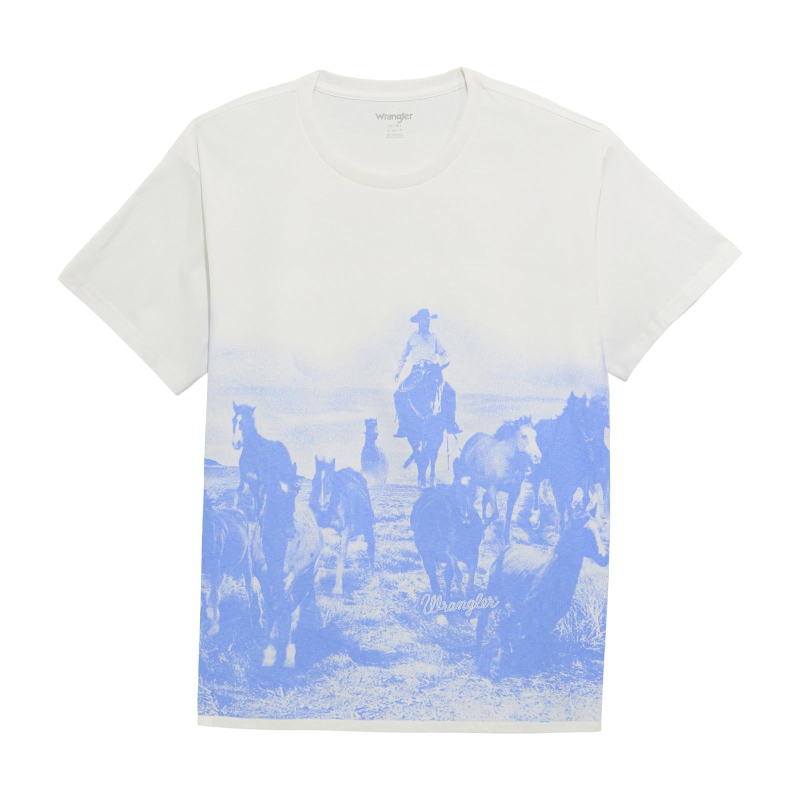 2026 - WRANGLER WOMENS OVERSIZED TEE SHIRT - BRIGHT WHITE