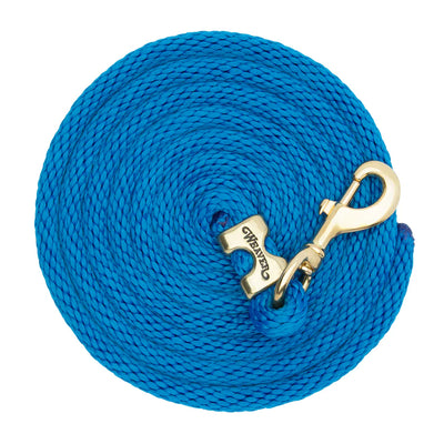 WEAVER LEATHER POLY LEAD ROPE 10' WITH SOLID BRASS SNAP - SOLID COLORS