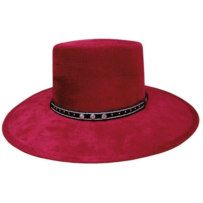 CHAPEAU HAUT-DE-FORME EN DAIM 