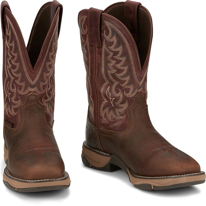 【U LAN】Western Pleated Classic Boots Premium Linen Western Boots - ULAN | 60% - Asian Fashion