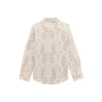 WRANGLER GIRLS WESTERN TOP - WHITE/ORANGE