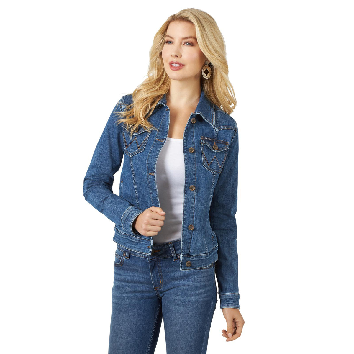 WRANGLER WESTERN FASHION JEAN JACKET