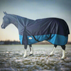 NORDIC STORM BREAKER 1200D - 100G HIGH NECK NAVY WITH TEAL BOTTOM TURNOUT