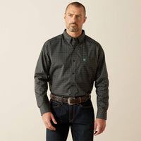 ARIAT MENS BELMONT CLASSIC FIT SHIRT - BLACK