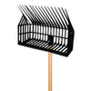 BASKET MANURE FORK WITH WODDEN HANDLE