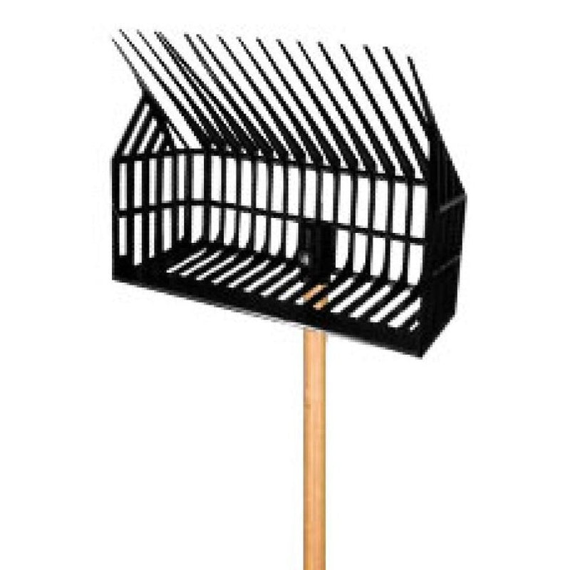 BASKET MANURE FORK WITH WODDEN HANDLE