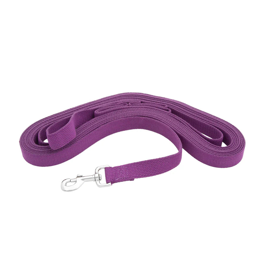 Weaver Leather Flat Cotton Lunge Line -  1" x 30 with Nickel