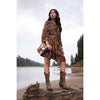 MYRA SANTA MESA LEATHER & HAIRON BAG IN LIGHT HAIR 0N HIDE