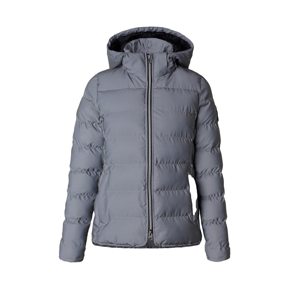 HORZE WOMENS REFLECTIVE PADDED JACKET - REFLECTIVE SILVER