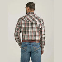 WRANGLER MENS COMPETITION SHIRT - BLACK PLAID