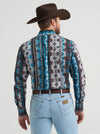 WRANGLER MENS CHECOTAH WESTERN SNAP SHIRT