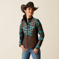 ARIAT WOMENS AURORA SOFTSHELL JACKET - PEORIA