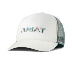 Ariat Ladies PonyFlo Cap Embroidered White