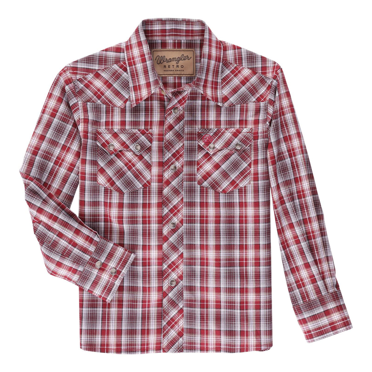 WRANGLER BOYS RETRO RED PLAID