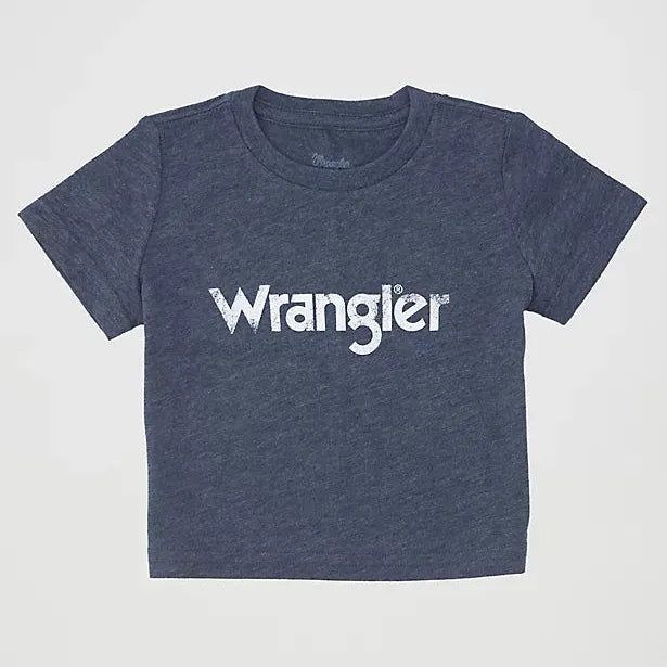 WRANGLER LITTLE BOYS GRAPHIC TEE - NAVY HEATHER