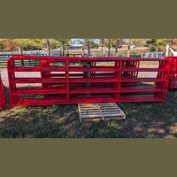 14 ' Border Gates Red 5-Bar