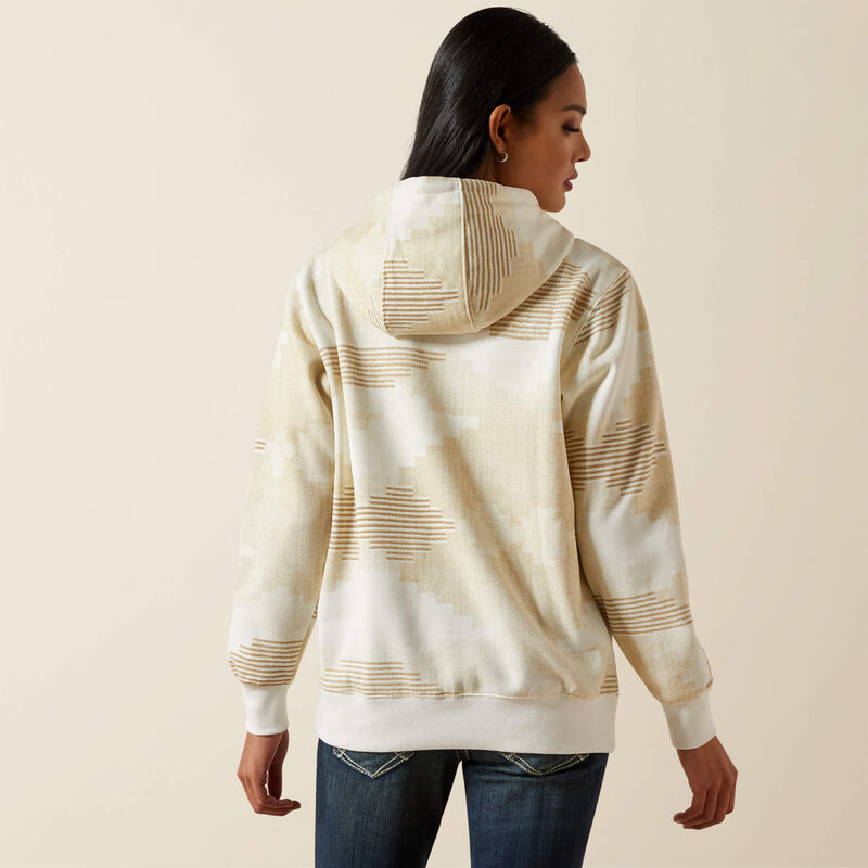 ARIAT WOMENS LOGO 2.0 HOODIE - SEDONA PRINT