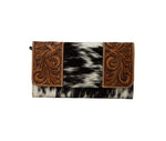 MYRA CLASSIC COUNTRY HAND TOOLED WALLET