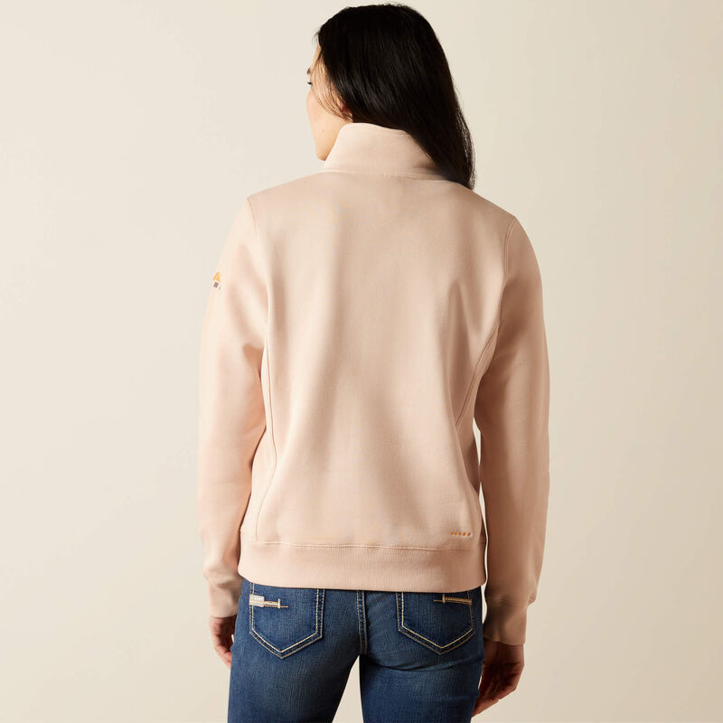 ARIAT WOMENS REBAR TRAVERSE FUNNEL NECK SWEATSHIRT