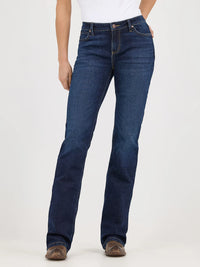 WRANGLER WOMENS MAE MIDE RISE BOOTCUT JEAN