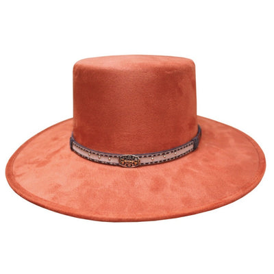 CHAPEAU HAUT-DE-FORME EN DAIM 