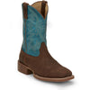 JUSTIN MENS BIG BUCKS BROWN COWHIDE