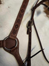 AZTEC TOOLED  HEADSTALL & BREAST COLLAR SET