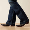 ARIAT WOMENS TROUSER MID RISE ENTWINED WIDE LEG JEAN