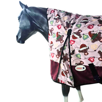 *LIMITED EDITION* MOO COW BURGUNDY BOTTOM 1200D - 250GR HIGH NECK TURNOUT