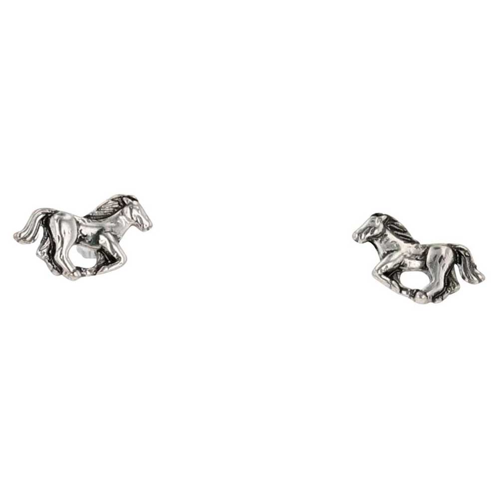 MONTANA ATTITUDES EARRINGS - RUNNING HORSES