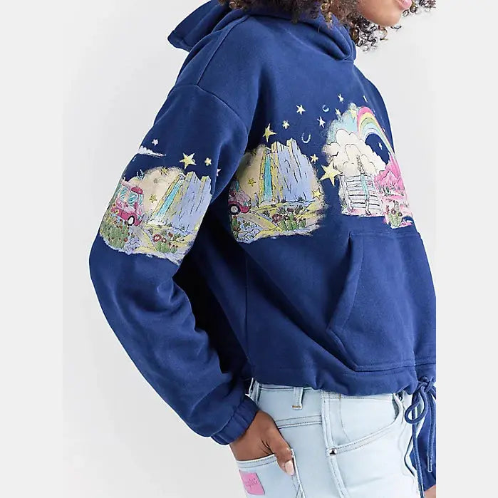 WRANGLER WOMENS X BARBIE SCENIC HOODIE