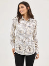 WRANGLER WOMENS SADDLE UP SLIM WESTERN SNAP SHIRT