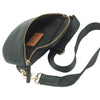 RIVET AND BURR HALF MOON FANNY PACK WITH REMOVABLE STRAP