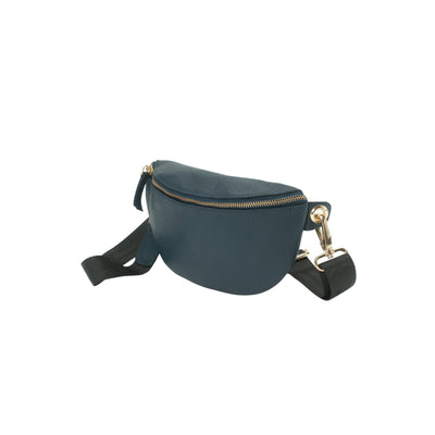 RIVET AND BURR HALF MOON FANNY PACK WITH REMOVABLE STRAP (Clearance)