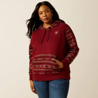 ARIAT WOMENS LOGO 2.0 HOODIE - MONTANA PRINT