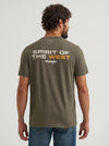 WRANGLER MENS BACK GRAPHIC POCKET TEE - GRAPE LEAF