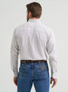 WRANGLER MENS GEORGE STRAIT BUTTON DOWN SHIRT - WINE CHECK