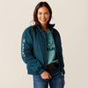 ARIAT WOMENS STABLE INSULATED JACKET - REFLECTING POND