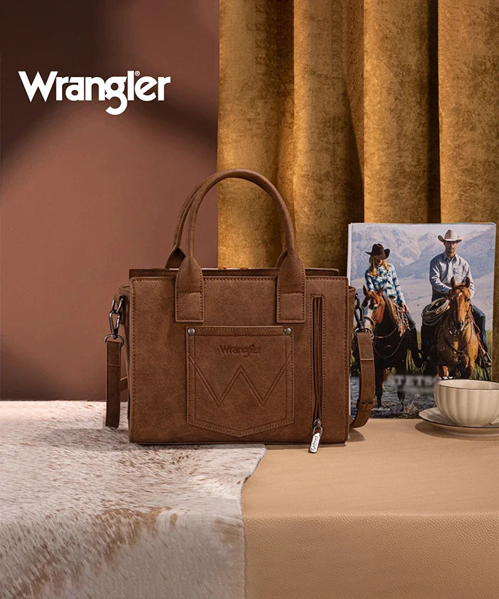 WRANGLER TOOED AZTEC KNITTED CONCEALED CARRY TOTE