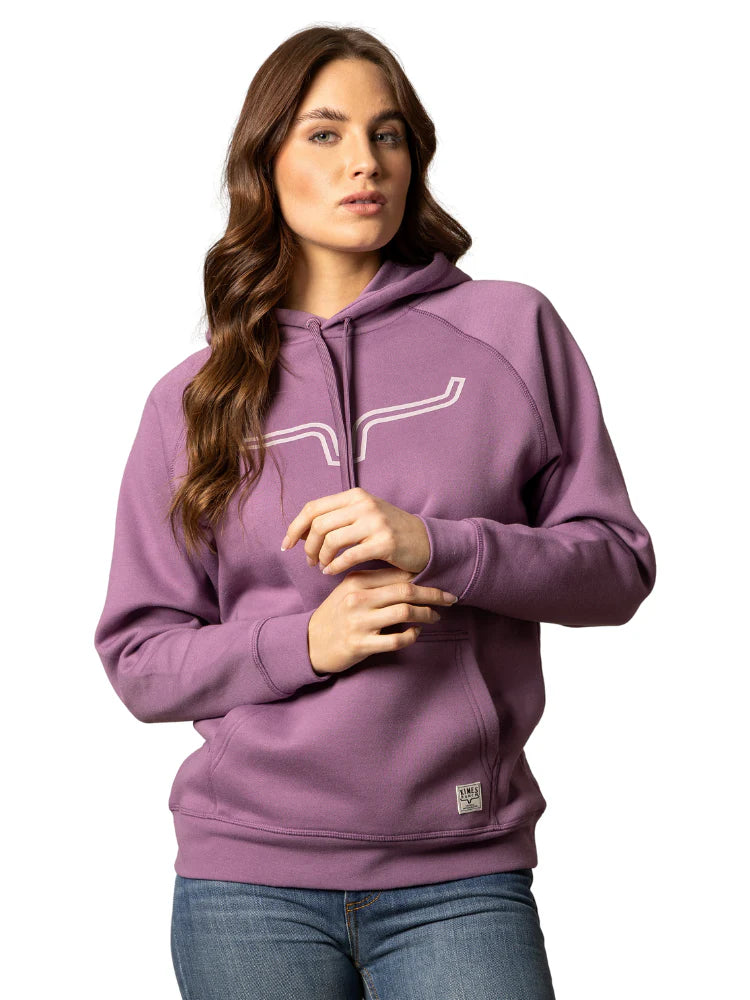 Sweat à capuche KIMES RANCH pour femme - Lilas