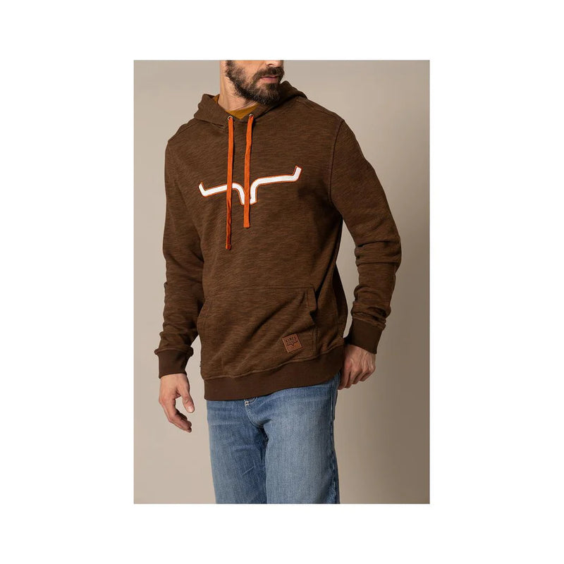 Sweat à capuche Kimes Ranch Durham pour homme - Marron