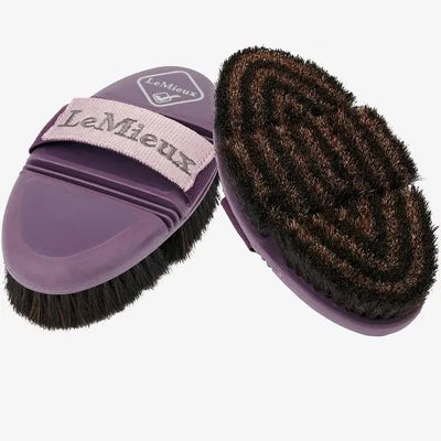 Brosse corporelle flexible en poils de cheval LEMIEUX