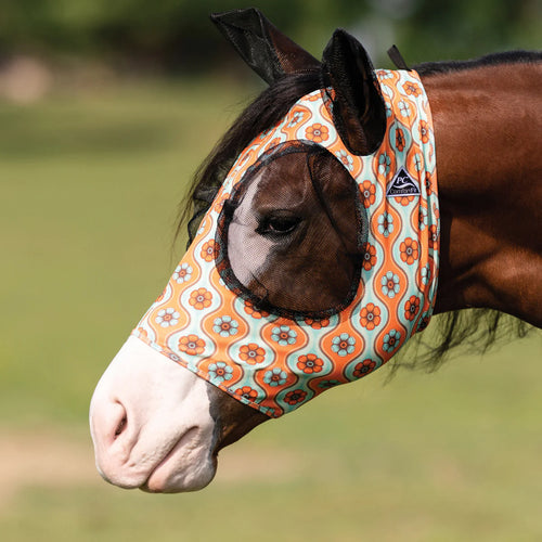 PROFESSIONAL'S CHOICE COMFORT FIT LYCRA FLY MASK - 2024