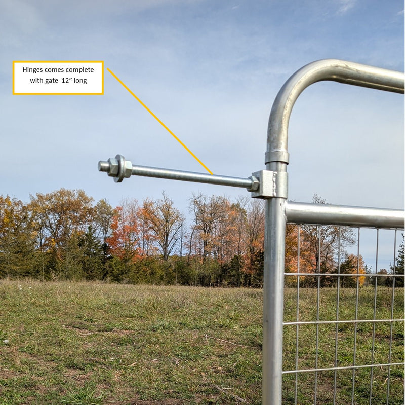 12' MESH GALVANIZED BORDER WIRE MESH GATE