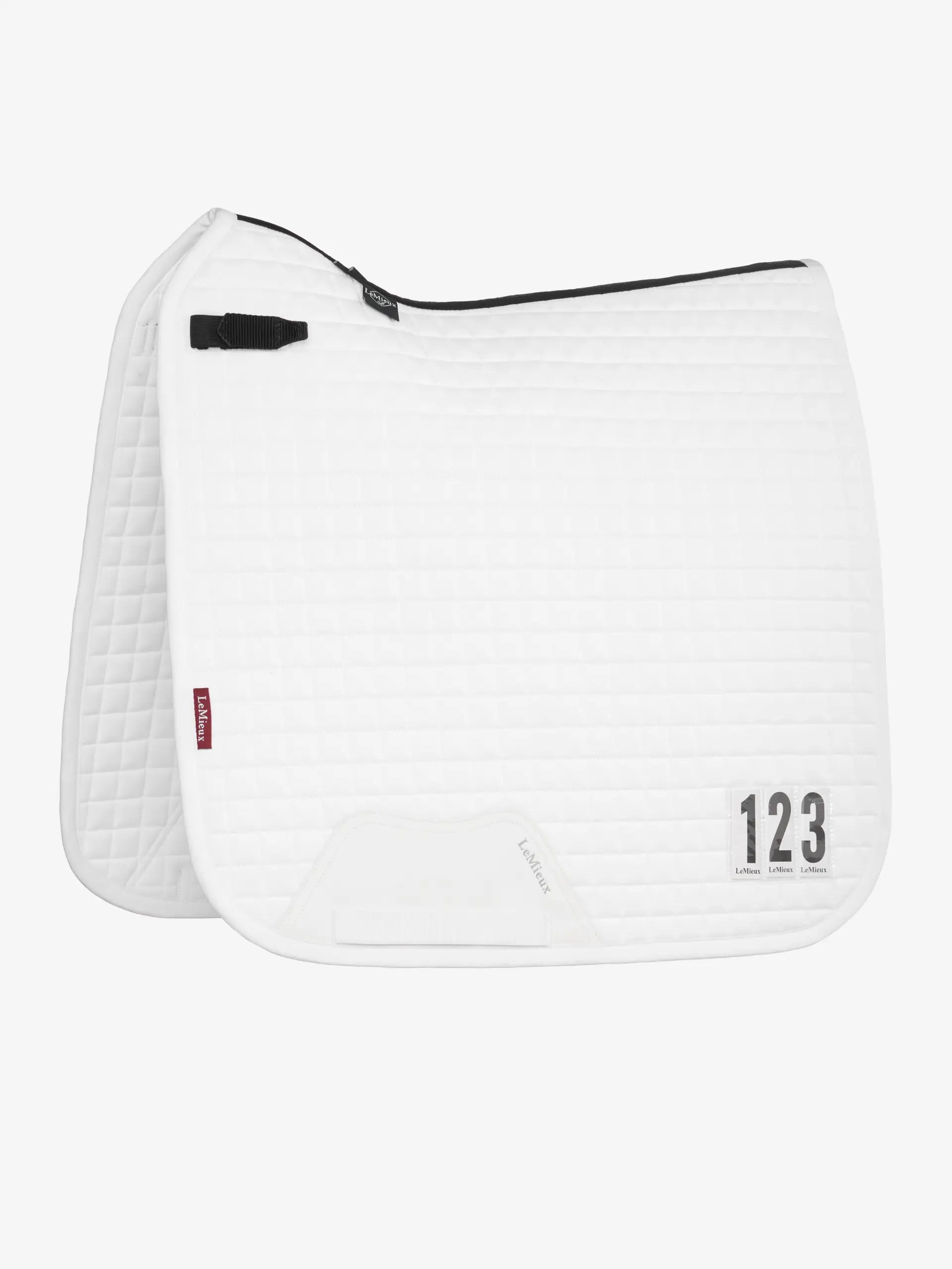 Lemeiux Cotton Dressage Competition Square White