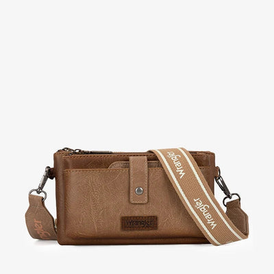 SAC BANDOULIÈRE WRANGLER À DOUBLE FERMETURE ÉCLAIR