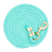 WEAVER LEATHER POLY LEAD ROPE 10' WITH SOLID BRASS SNAP - SOLID COLORS