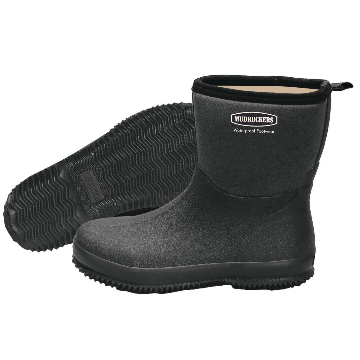 Mudruckers Womens Mid Muck Boot - Black - Clearance