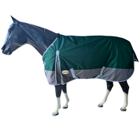 Nordic Star Winter Turnout 1200D - 300G - Detach-A-Neck - Green/Grey