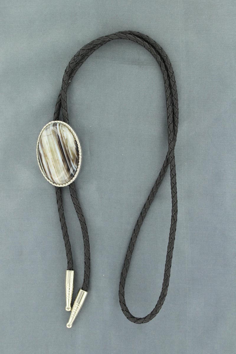Double S Adult Western Bolo Onyx